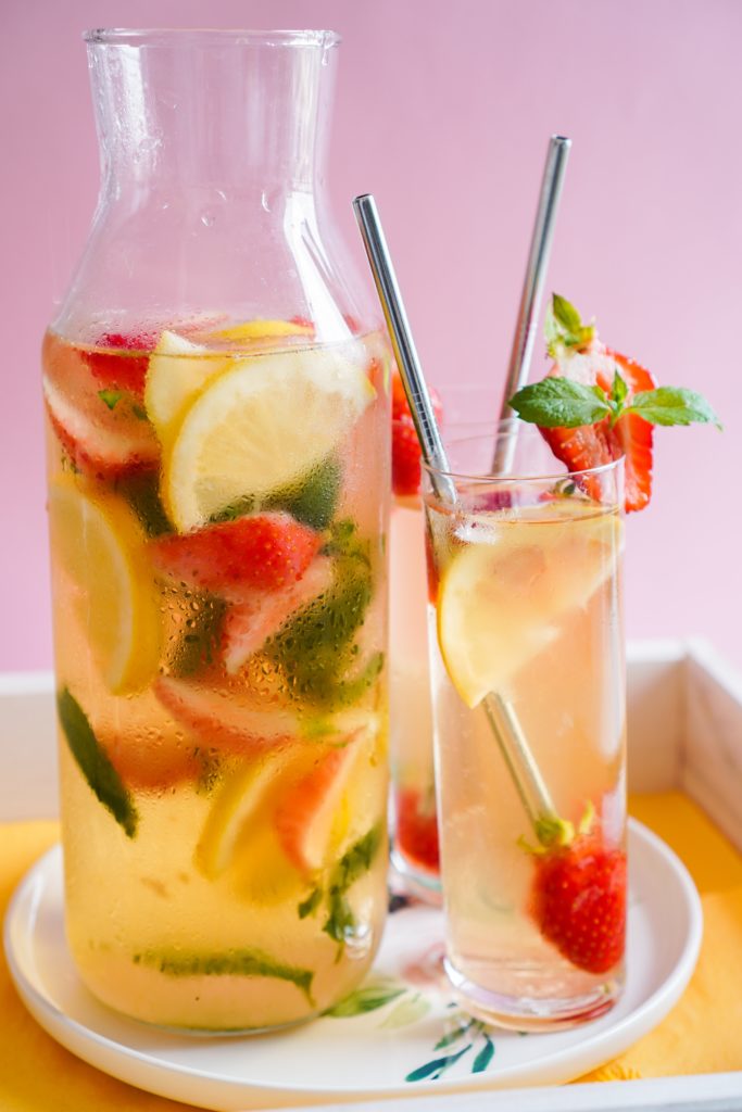 Spring Drink Strawberry Lemonade